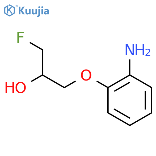 1-(2-Aminophenoxy)-3-fluoropropan-2-ol structure