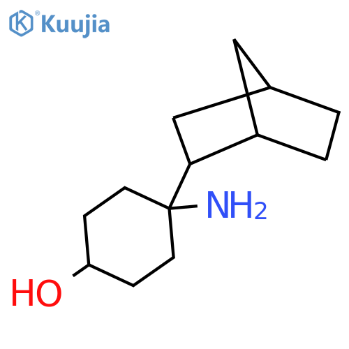 4-Amino-4-{bicyclo[2.2.1]heptan-2-yl}cyclohexan-1-ol structure