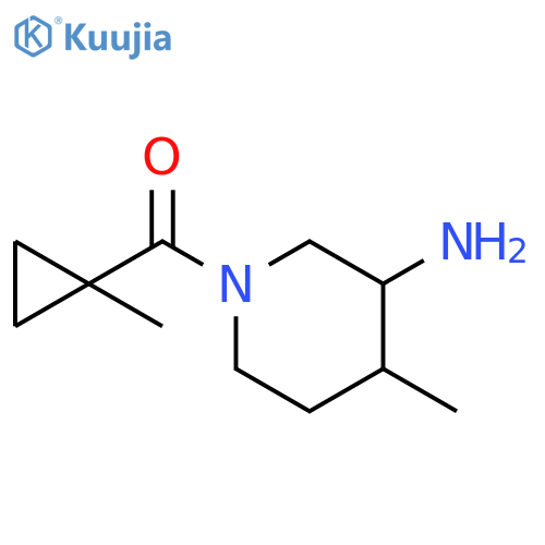 Methanone, (3-amino-4-methyl-1-piperidinyl)(1-methylcyclopropyl)- structure