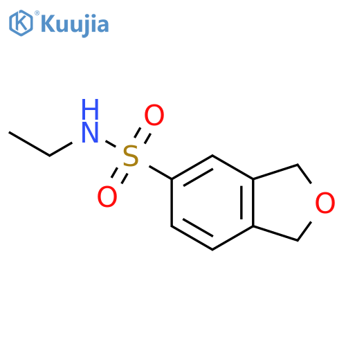 N-ethyl-1,3-dihydro-2-benzofuran-5-sulfonamide structure