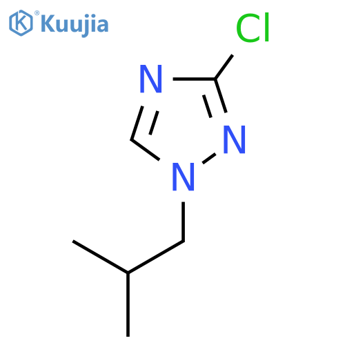 3-Chloro-1-isobutyl-1H-1,2,4-triazole structure