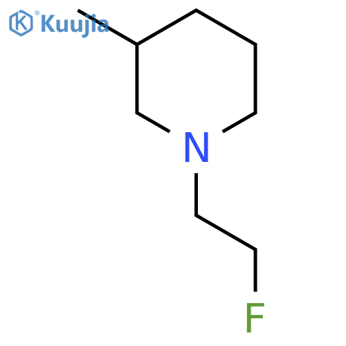 1-(2-Fluoroethyl)-3-methylpiperidine structure