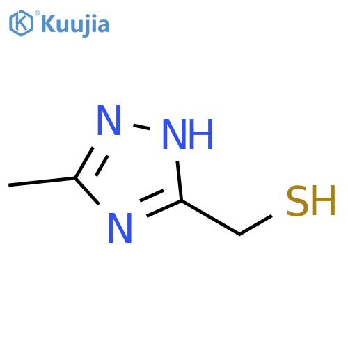 1H-1,2,4-Triazole-5-methanethiol, 3-methyl- structure