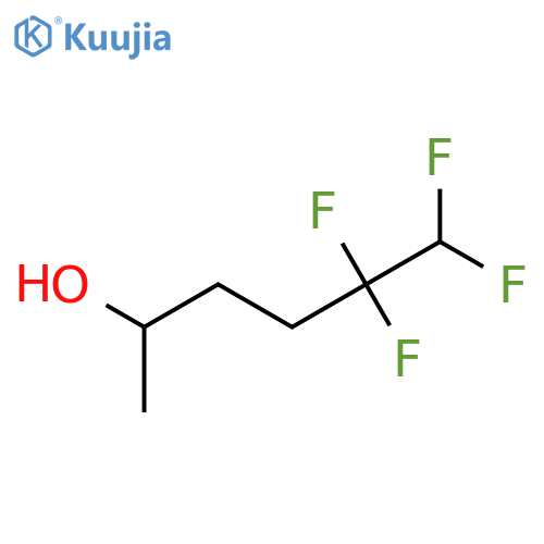 5,5,6,6-Tetrafluorohexan-2-ol structure