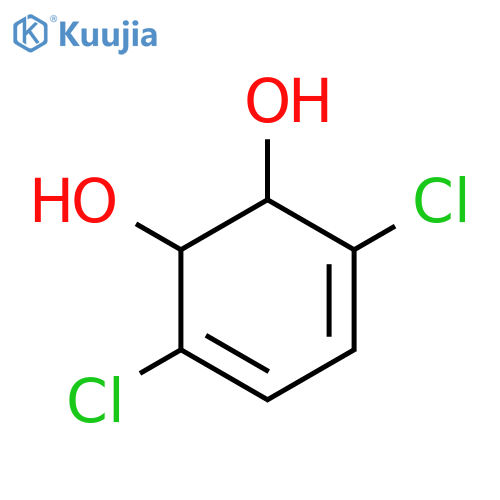 3,5-Cyclohexadiene-1,2-diol, 3,6-dichloro- structure