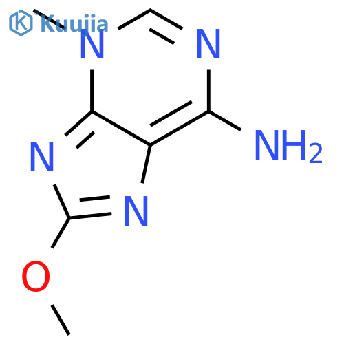 3H-Purin-6-amine, 8-methoxy-3-methyl- structure