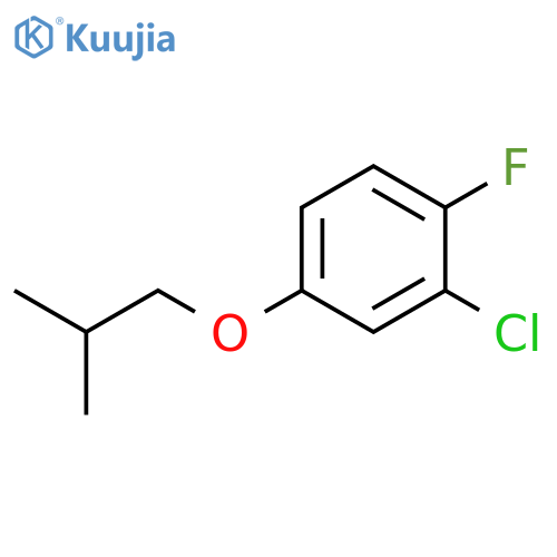 2-chloro-1-fluoro-4-(2-methylpropoxy)benzene structure