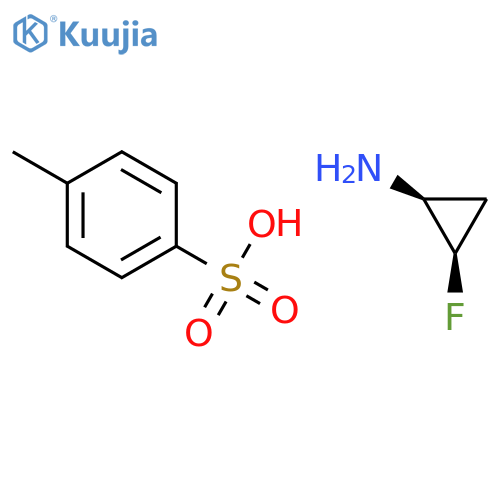 Cyclopropanamine, 2-fluoro-, (1S-cis)-, 4-methylbenzenesulfonate structure