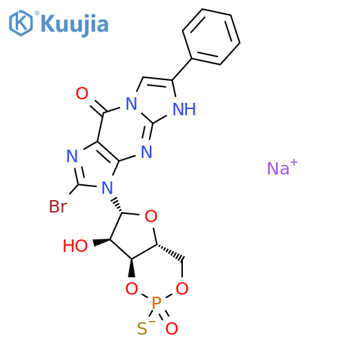 Rp-8-Br-PET-cyclic GMPS Sodium Salt structure