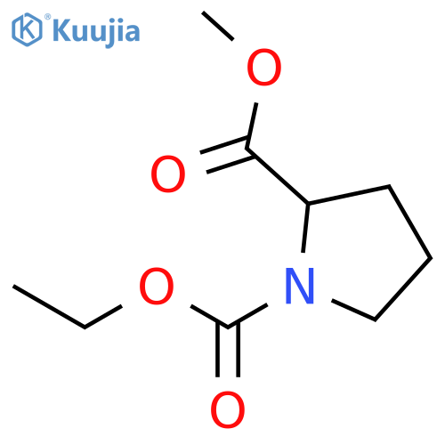 1-Ethyl 2-methyl (2R)-Pyrrolidine-1,2-dicarboxylate structure