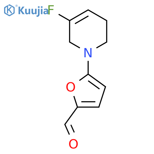 5-(5-Fluoro-1,2,3,6-tetrahydropyridin-1-yl)furan-2-carbaldehyde structure