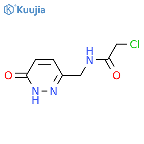 2-Chloro-N-[(1,6-dihydro-6-oxo-3-pyridazinyl)methyl]acetamide structure