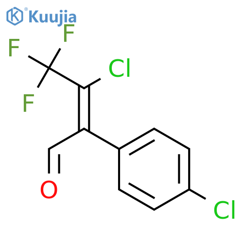 Benzeneacetaldehyde,4-chloro-a-(1-chloro-2,2,2-trifluoroethylidene)- structure