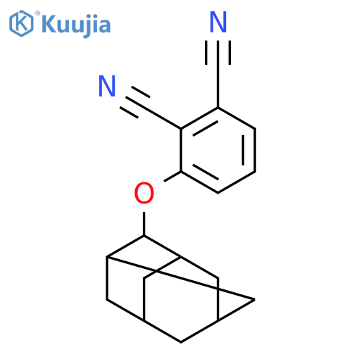 1,2-Benzenedicarbonitrile, 3-(tricyclo[3.3.1.13,7]dec-2-yloxy)- structure