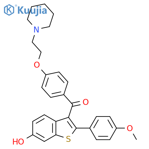 Raloxifene 4-Monomethyl Ether structure