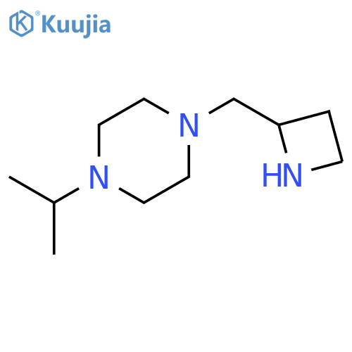 Piperazine, 1-(2-azetidinylmethyl)-4-(1-methylethyl)- structure