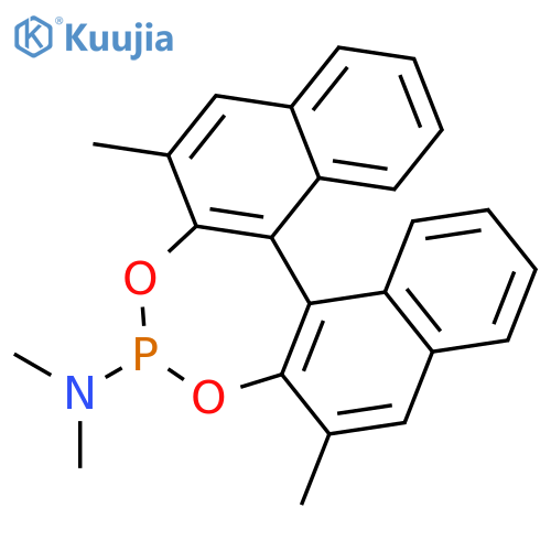 N,N,2,6-Tetramethyldinaphtho-2,1-d:1',2'-f1,3,2dioxaphosphepin-4-amine structure