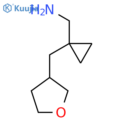 {1-[(Oxolan-3-yl)methyl]cyclopropyl}methanamine structure