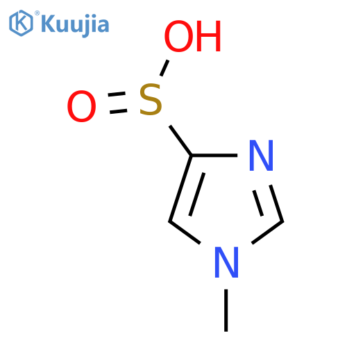 1-Methyl-1H-imidazole-4-sulfinic acid structure