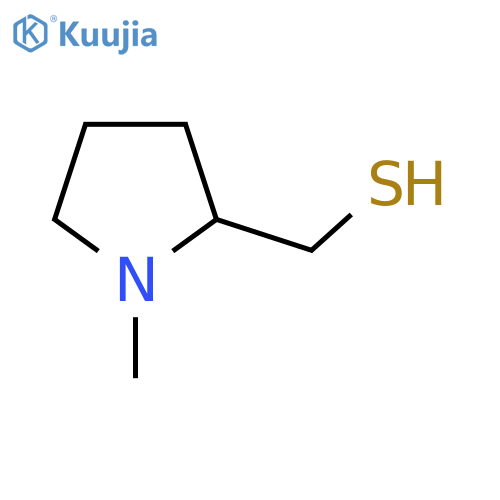 (1-Methylpyrrolidin-2-yl)methanethiol structure