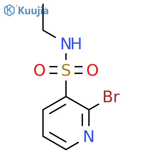 2-Bromo-N-ethylpyridine-3-sulfonamide structure