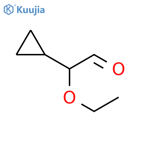 2-cyclopropyl-2-ethoxyacetaldehyde structure