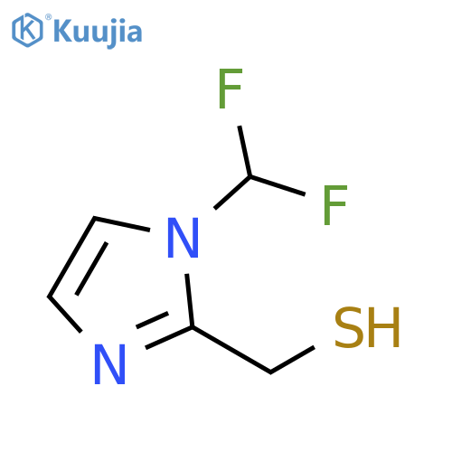 1H-Imidazole-2-methanethiol, 1-(difluoromethyl)- structure
