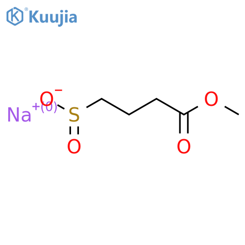 Sodium 4-methoxy-4-oxobutane-1-sulfinate structure