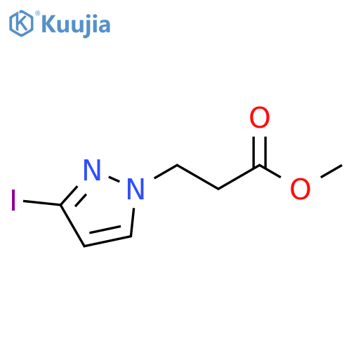 methyl 3-(3-iodo-1H-pyrazol-1-yl)propanoate structure