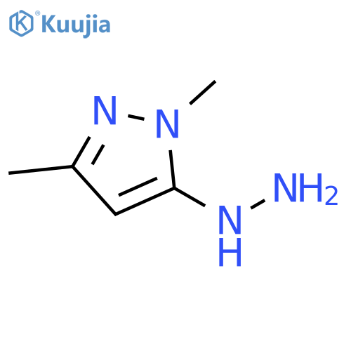 1H-Pyrazole, 5-hydrazinyl-1,3-dimethyl- structure