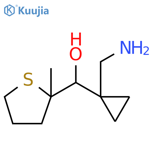 2-Thiophenemethanol, α-[1-(aminomethyl)cyclopropyl]tetrahydro-2-methyl- structure