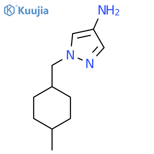 1-[(4-methylcyclohexyl)methyl]-1H-pyrazol-4-amine structure