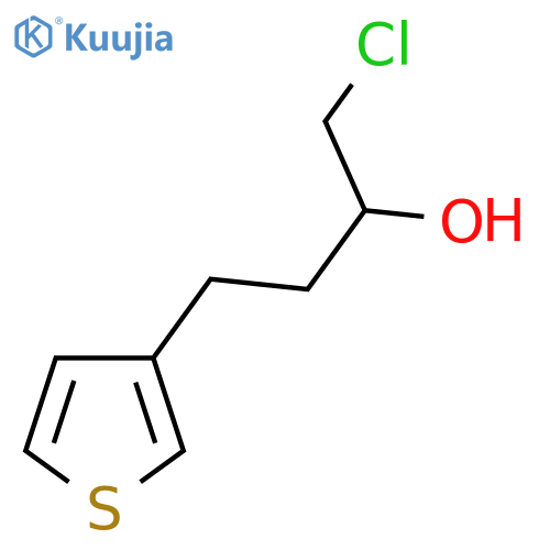 1-Chloro-4-(thiophen-3-yl)butan-2-ol structure