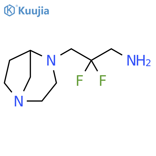 1,4-Diazabicyclo[3.2.1]octane-4-propanamine, β,β-difluoro- structure