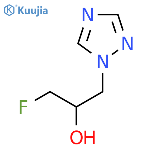 1-fluoro-3-(1H-1,2,4-triazol-1-yl)propan-2-ol structure