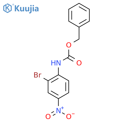 benzyl N-(2-bromo-4-nitrophenyl)carbamate structure