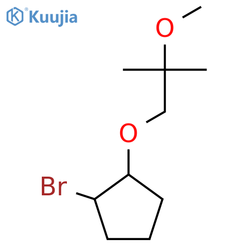 1-Bromo-2-(2-methoxy-2-methylpropoxy)cyclopentane structure