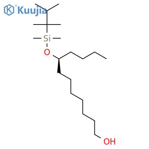 1-DODECANOL, 8-[[DIMETHYL(1,1,2-TRIMETHYLPROPYL)SILYL]OXY]-, (S)- structure