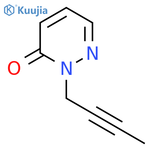 2-(But-2-yn-1-yl)-2,3-dihydropyridazin-3-one structure