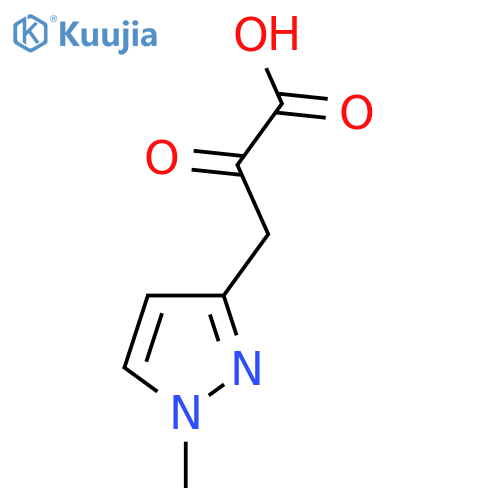 3-(1-Methyl-1h-pyrazol-3-yl)-2-oxopropanoic acid structure