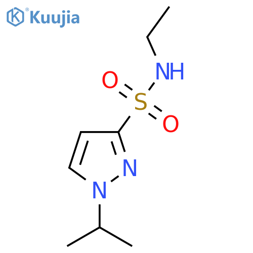 N-ethyl-1-(propan-2-yl)-1H-pyrazole-3-sulfonamide structure