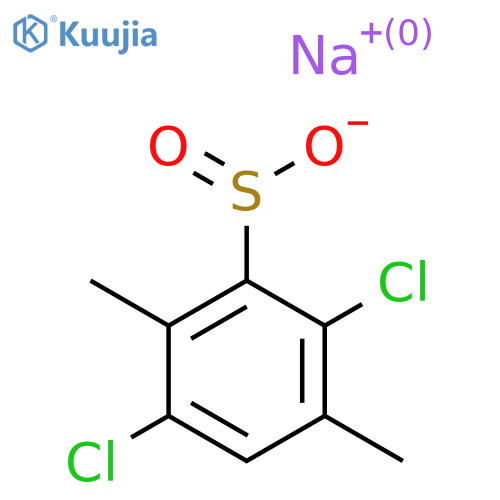 Sodium 2,5-dichloro-3,6-dimethylbenzene-1-sulfinate structure