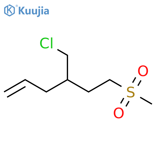 4-(Chloromethyl)-6-(methylsulfonyl)-1-hexene structure
