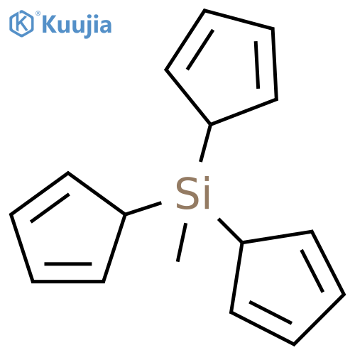 1,3-Cyclopentadiene, 5,5',5''-(methylsilylidyne)tris- structure