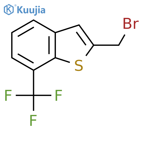 2-Bromomethyl-7-trifluoromethyl-benzo[b]thiophene structure