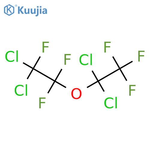 (2,2-Dichloro-1,1,1-trifluoro)-(2',2'-dichloro-1',1',2'-trifluro)ether structure