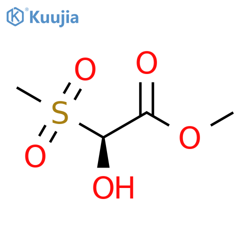 Acetic acid, 2-?hydroxy-?2-?(methylsulfonyl)?-?, methyl ester, (2S)?- structure