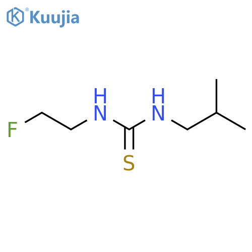 3-(2-Fluoroethyl)-1-(2-methylpropyl)thiourea structure