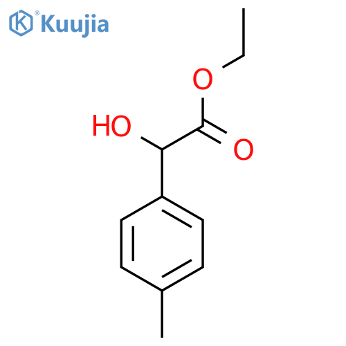 Hydroxy-p-tolyl-acetic acid ethyl ester structure