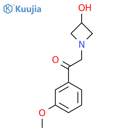 2-(3-Hydroxyazetidin-1-yl)-1-(3-methoxyphenyl)ethan-1-one structure